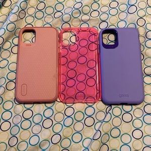 Three iPhone 11 cases